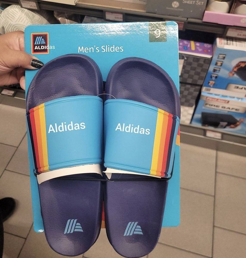 Aldi in a flap as branded flip-flops flop